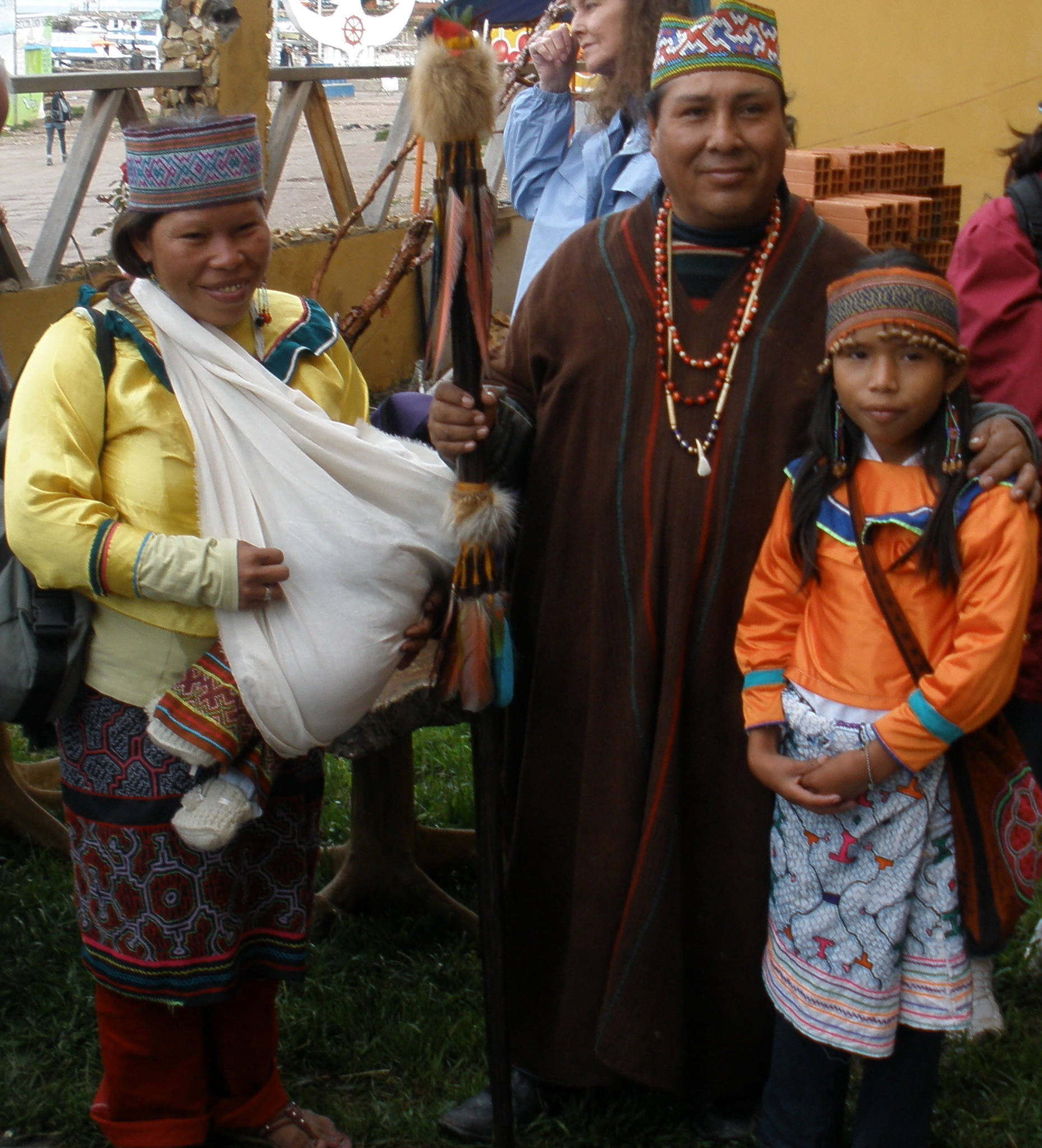 One of our Peruvian shamans and his family