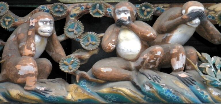 THE THREE WISE MONKEYS